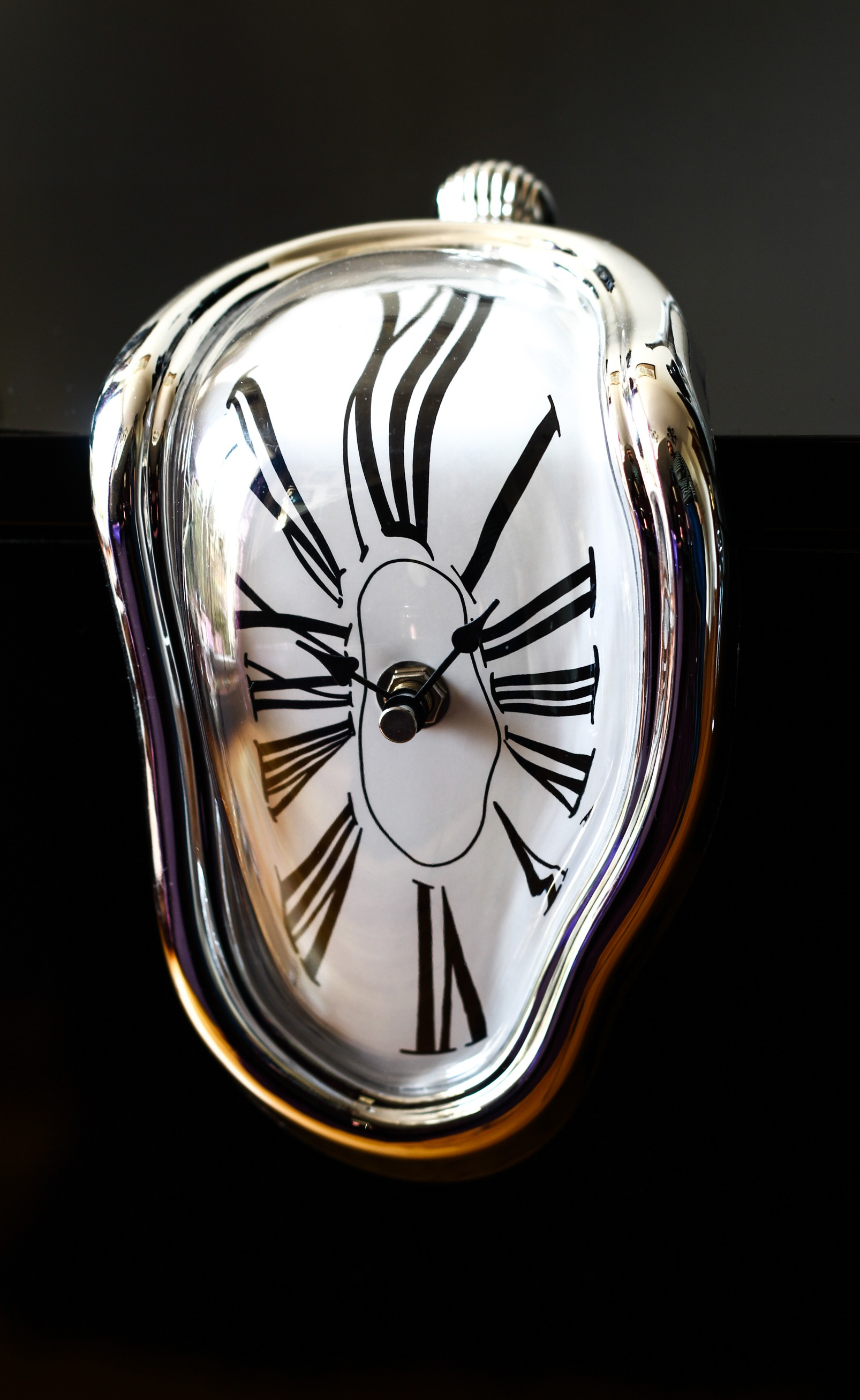 Distorted pocket watch
